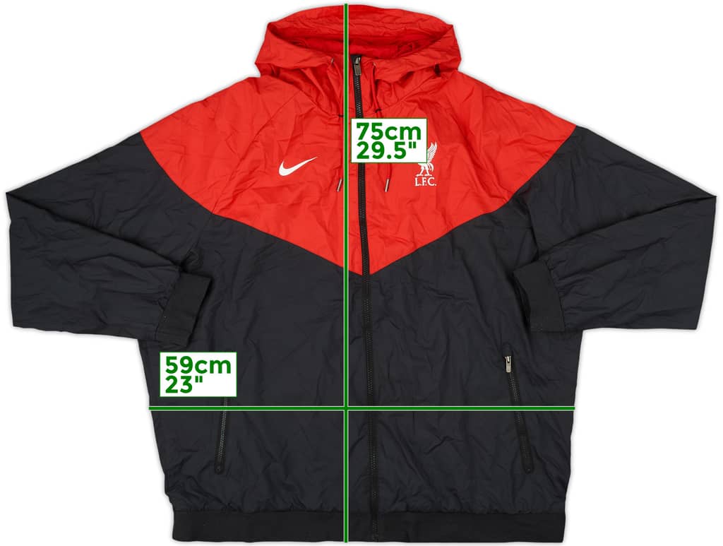2020-21 Liverpool Nike Hooded Track Jacket - 8/10 - (XXL)