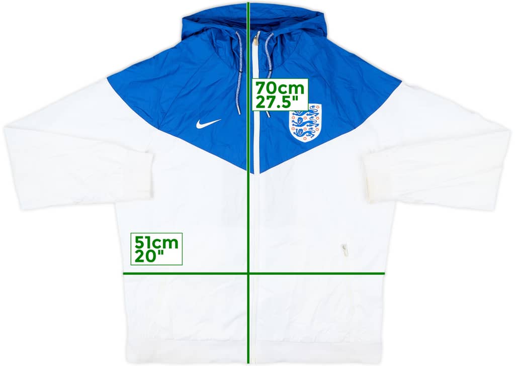 2016-17 England Nike Hooded Track Jacket - 8/10 - (L)