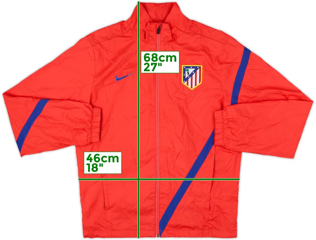 2011-12 Atletico Madrid Nike Track Jacket - 8/10 - (S)