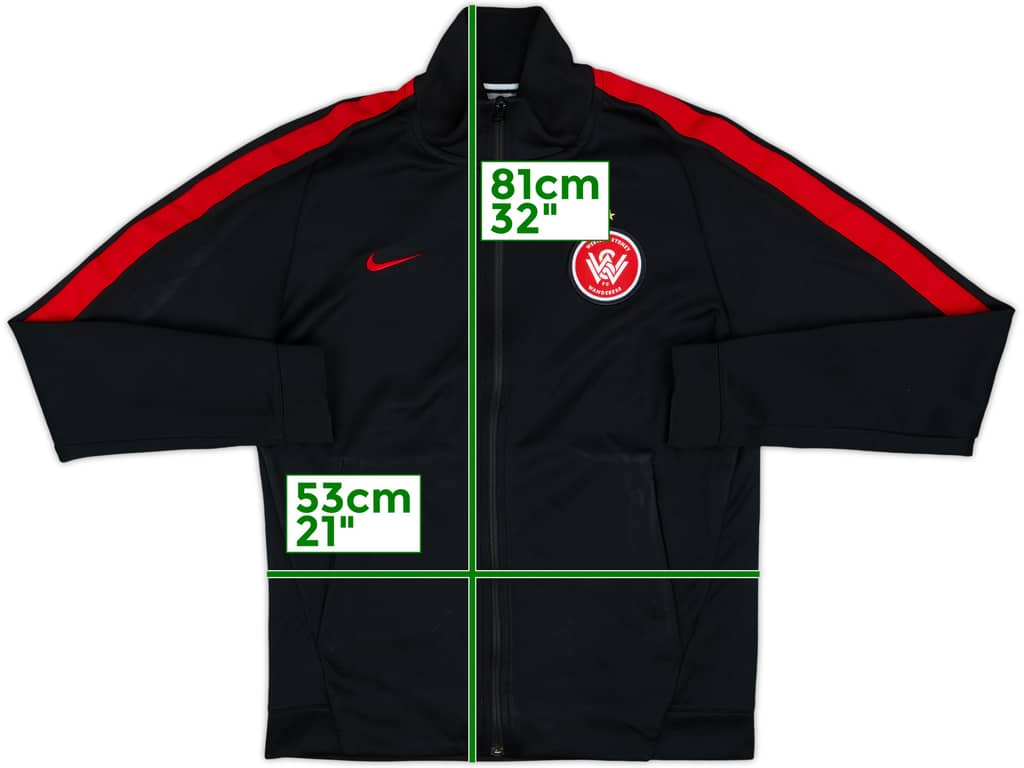 2017-18 Western Sydney Wanderers Nike Track Jacket - 8/10 - (M)