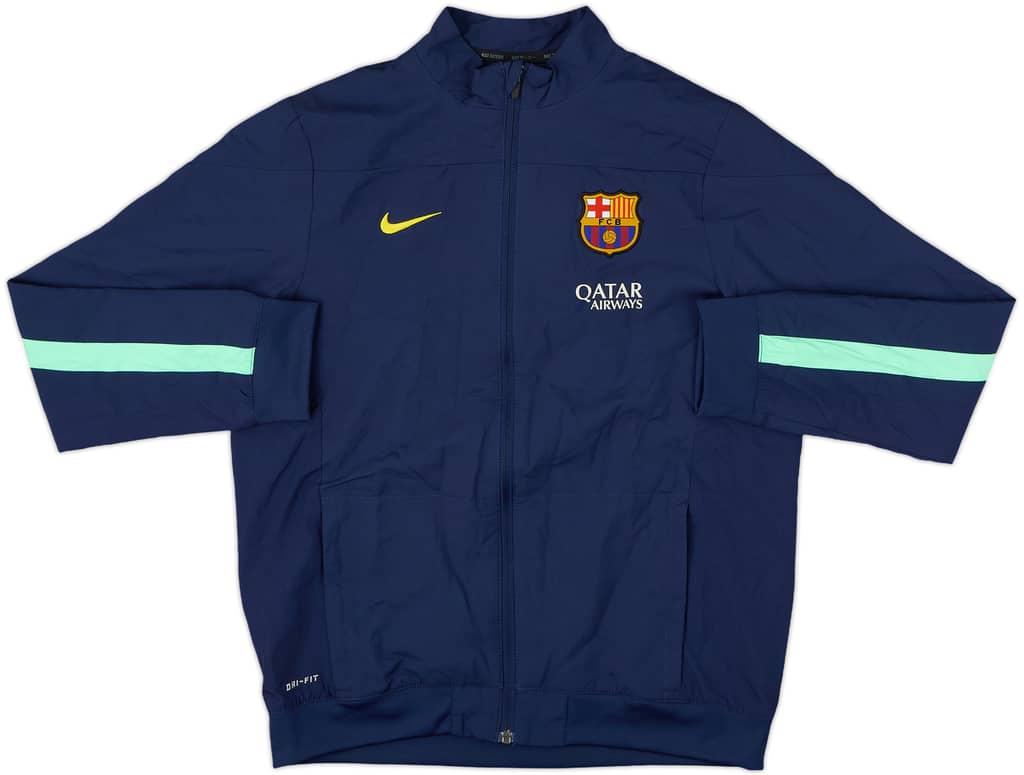 2013-14 Barcelona Nike Track Jacket - 8/10 - (L.Boys)