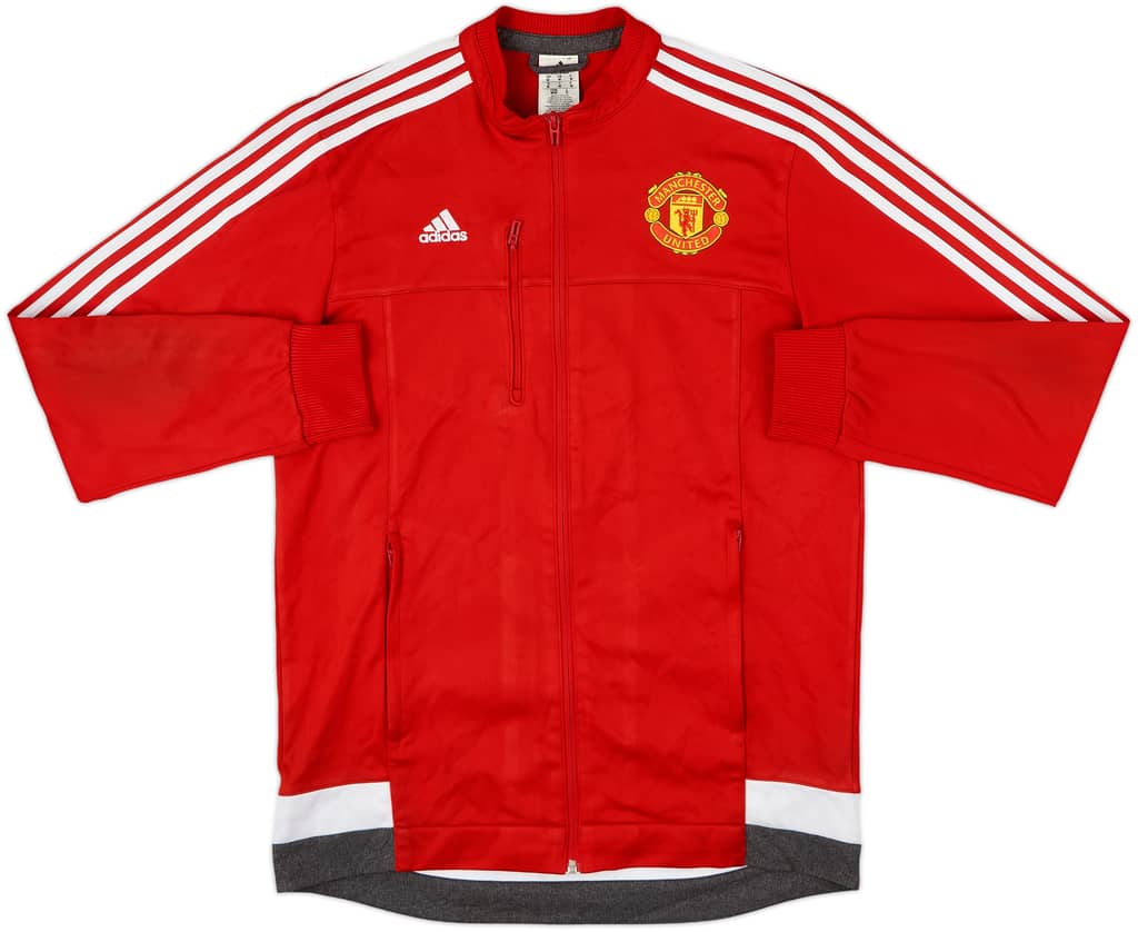 2015-16 Manchester United adidas Track Jacket - 8/10 - (M)