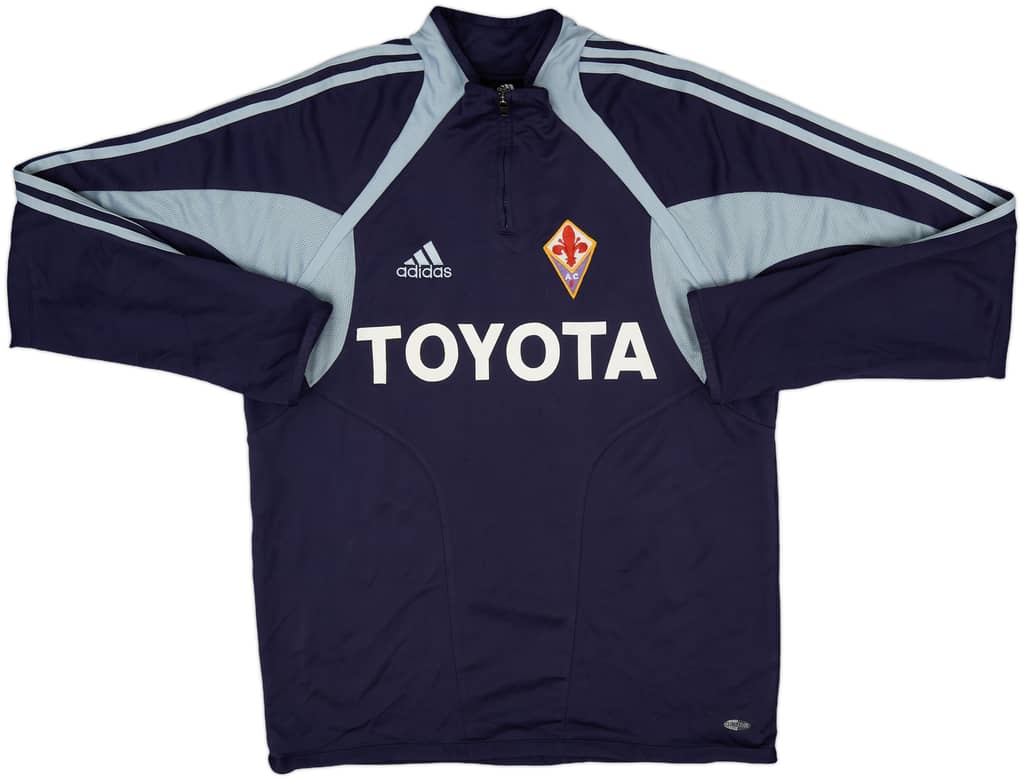 2004-05 Fiorentina adidas 1/4 Zip Drill Top - 8/10 - (L)