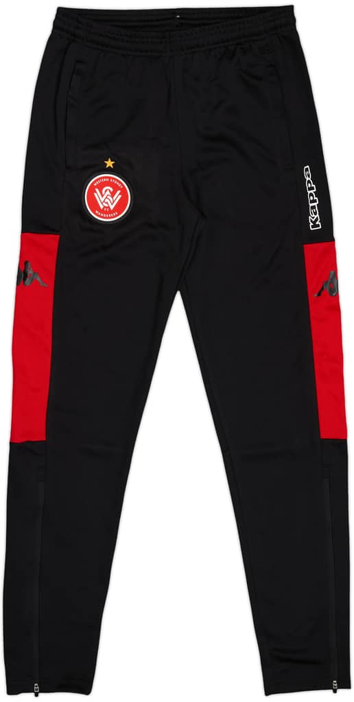 2020-21 Western Sydney Wanderers Kappa Track Pants/Bottoms - 8/10 - (S)