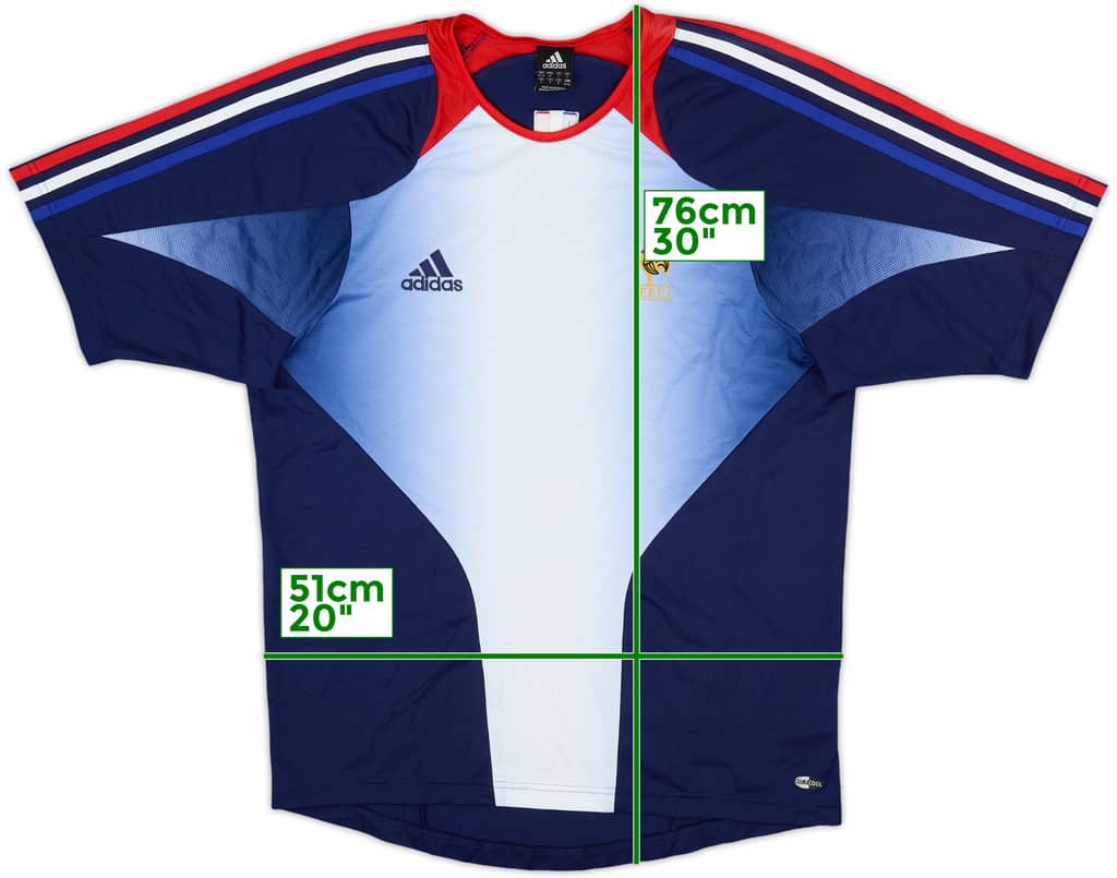 2004-06 France adidas Training Shirt - 9/10 - (M/L)