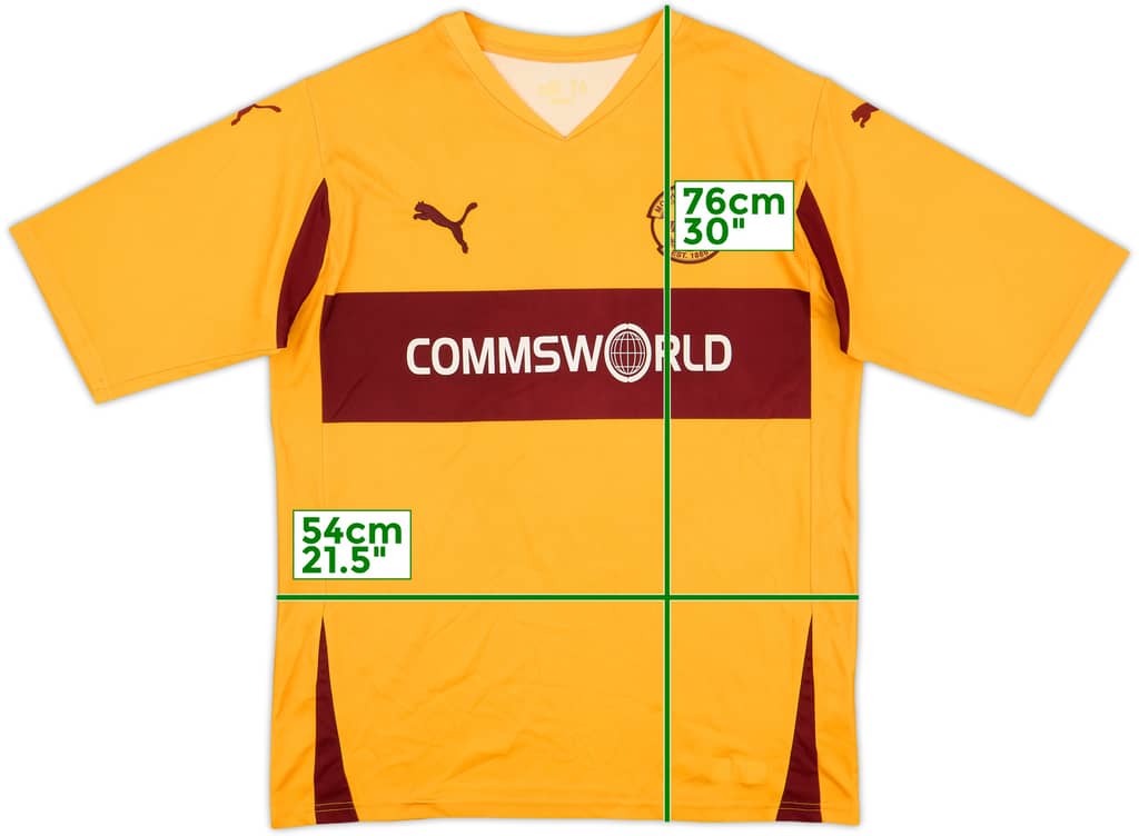 2010-11 Motherwell Home Shirt - 8/10 - (L)
