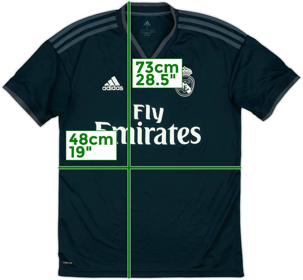 2018-19 Real Madrid Away Shirt - 10/10 - (S)
