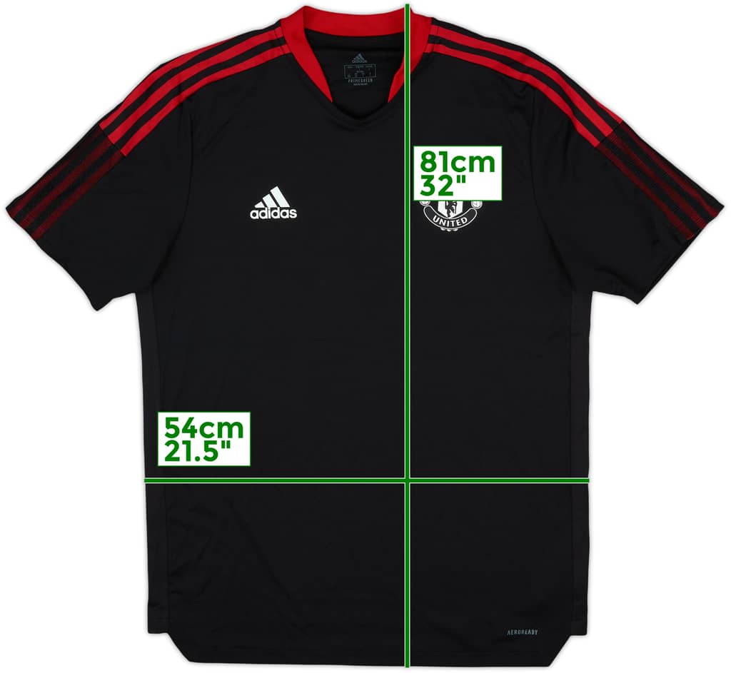 2021-22 Manchester United adidas Training Shirt - 10/10 - (L)