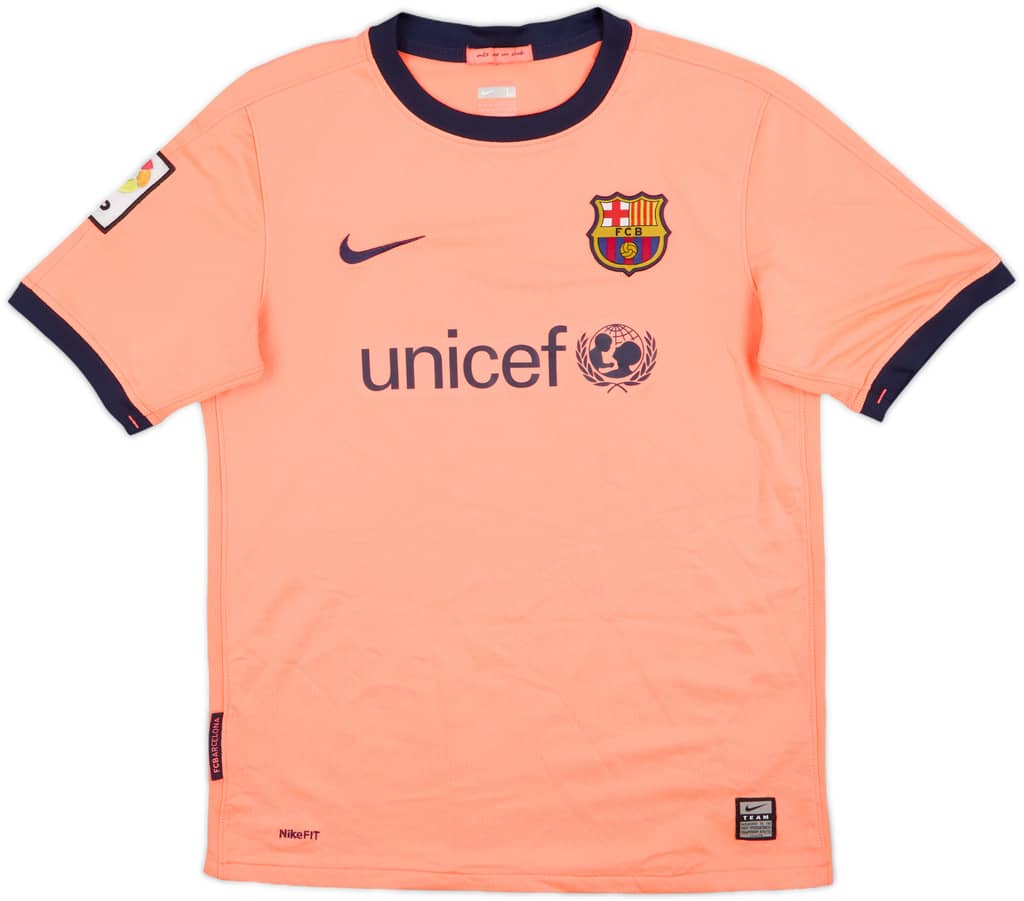 2009-10 Barcelona Away Shirt - 9/10 - (L.Boys)