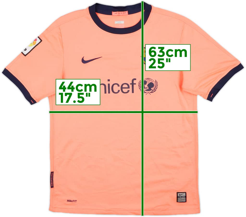 2009-10 Barcelona Away Shirt - 9/10 - (L.Boys)