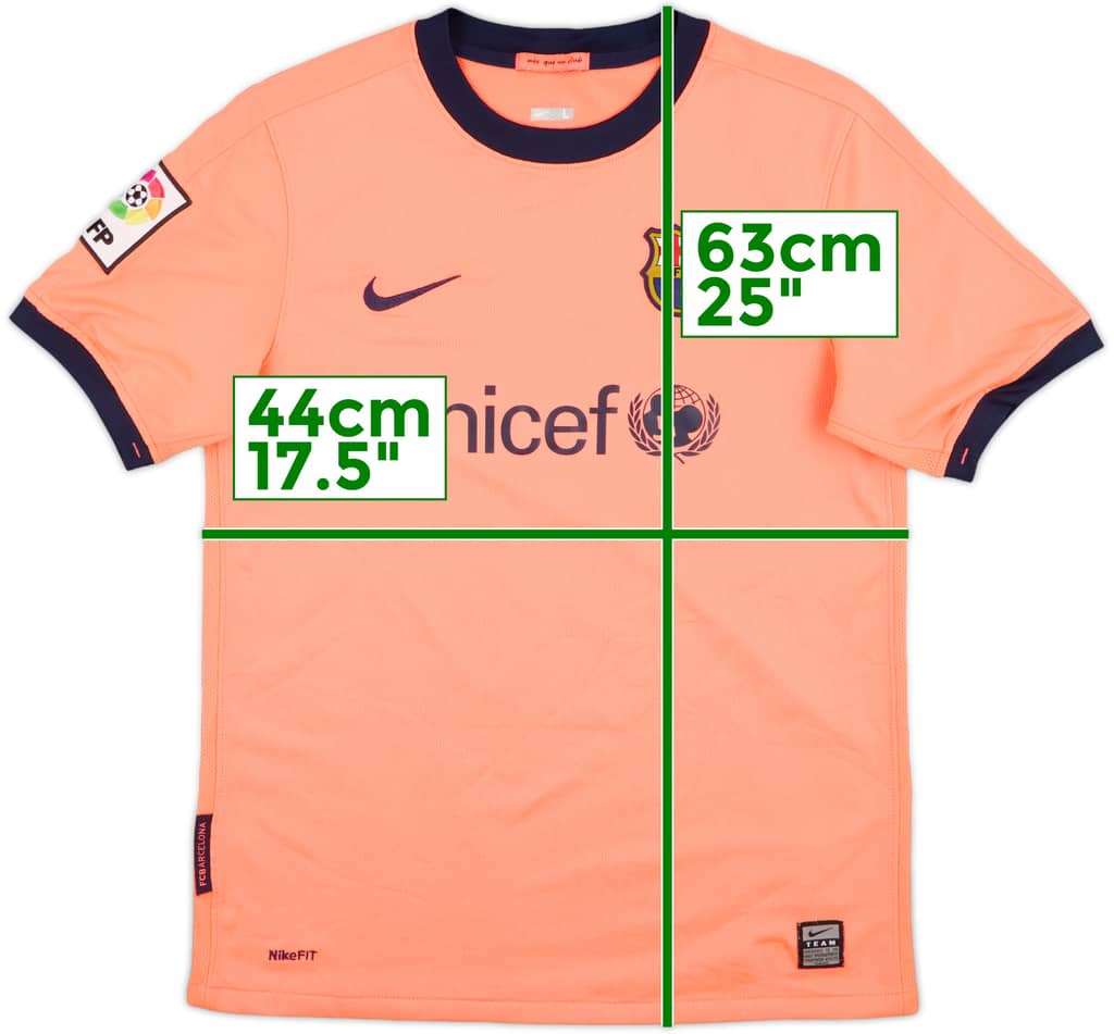 2009-10 Barcelona Away Shirt - 9/10 - (L.Boys)