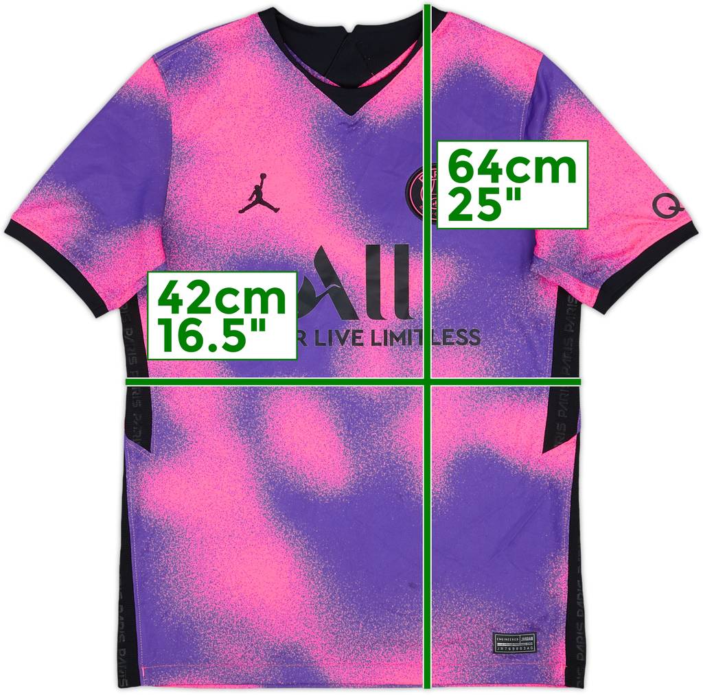 2020-21 Paris Saint-Germain Fourth Shirt - 9/10 - (Women's L)