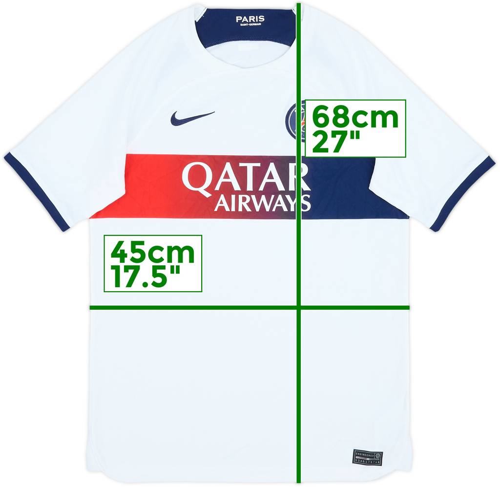 2023-24 Paris Saint-Germain Away Shirt - 9/10 - (XL.Boys)