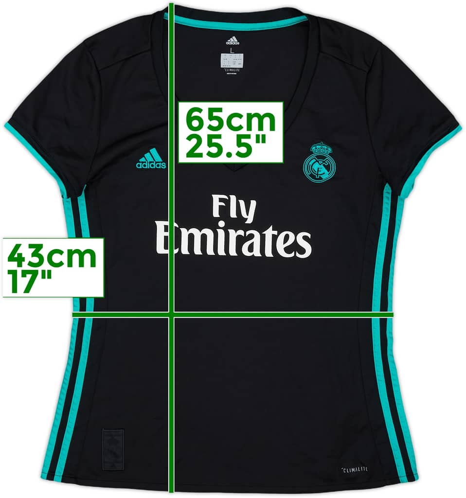 2017-18 Real Madrid Away Shirt - 8/10 - (Women's L)