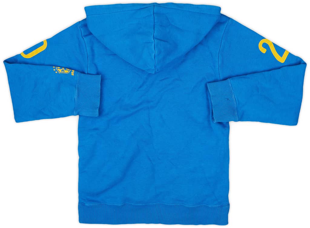 2010-12 Brazil Nike Hooded Top - 8/10 - (S.Boys)