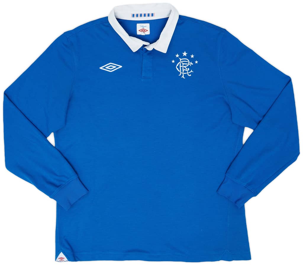 2010-11 Rangers Home L/S Shirt #20 - 9/10 - (L)