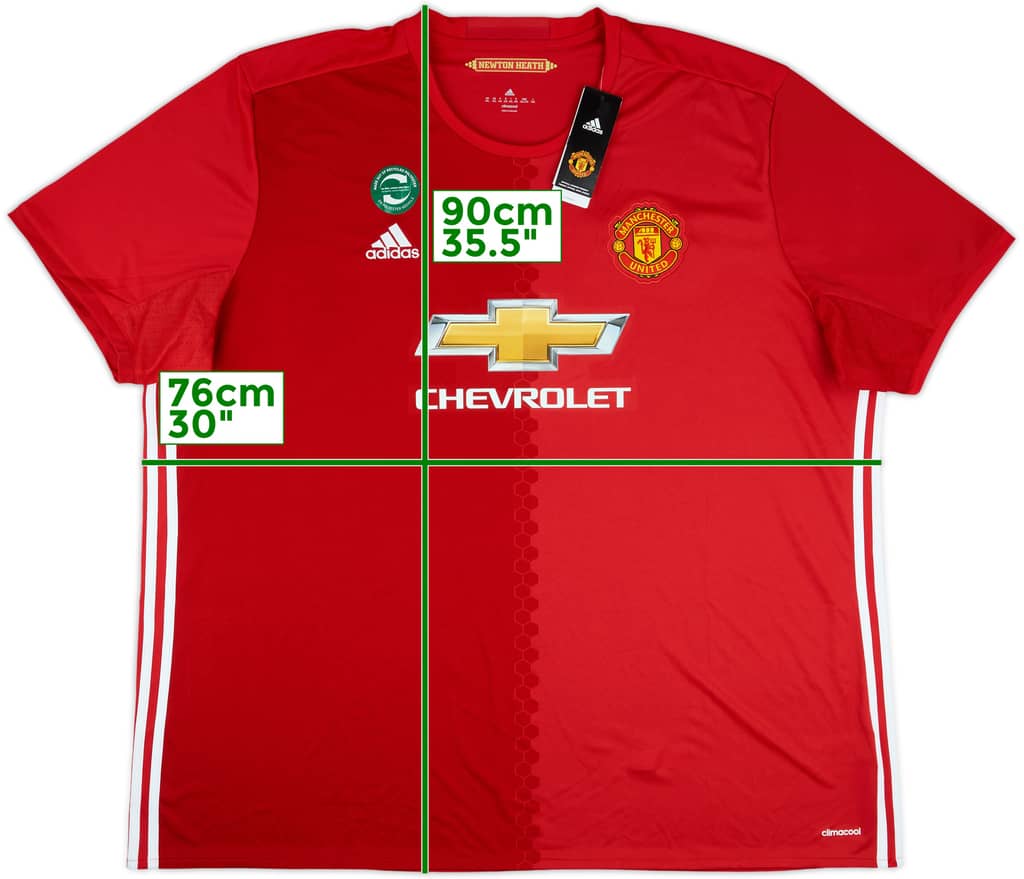 2016-17 Manchester United Home Shirt (4XL)
