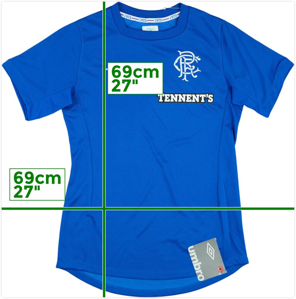 2012-13 Rangers Home Shirt (Women's S)