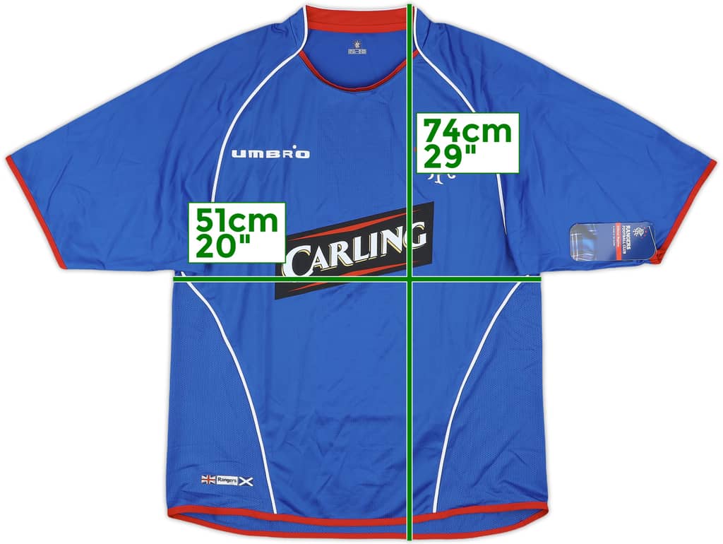 2005-06 Rangers Home Shirt (M)