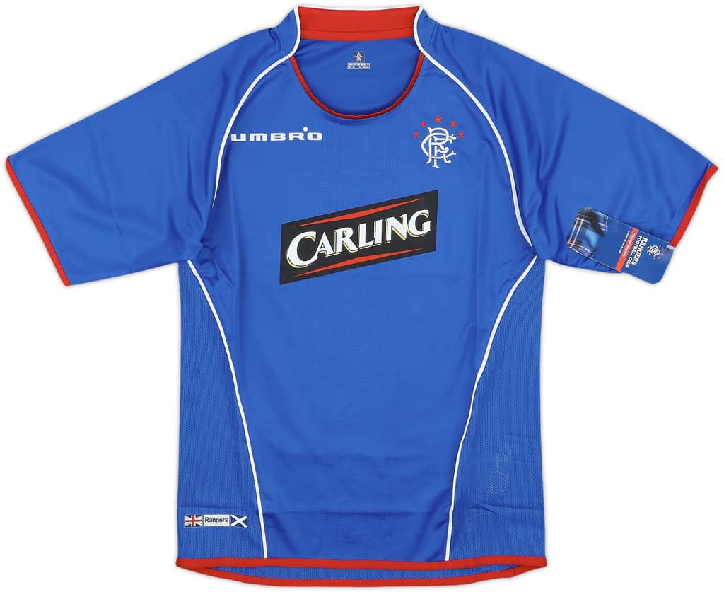 2005-06 Rangers Home Shirt (S.Boys)