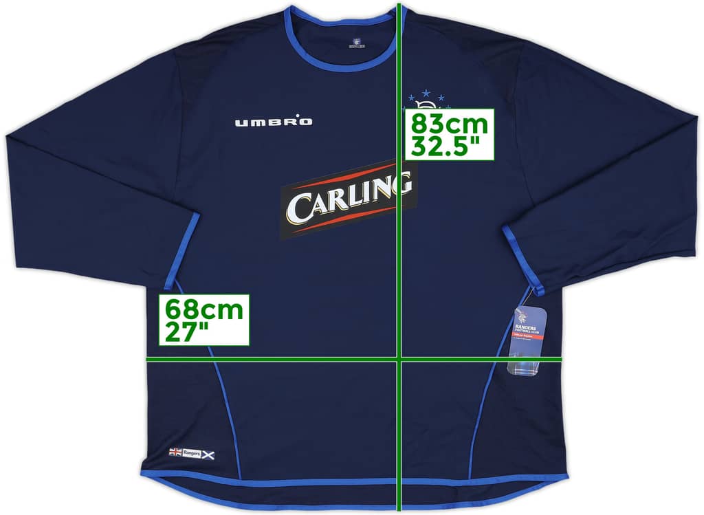 2005-06 Rangers Third L/S Shirt (XXL)