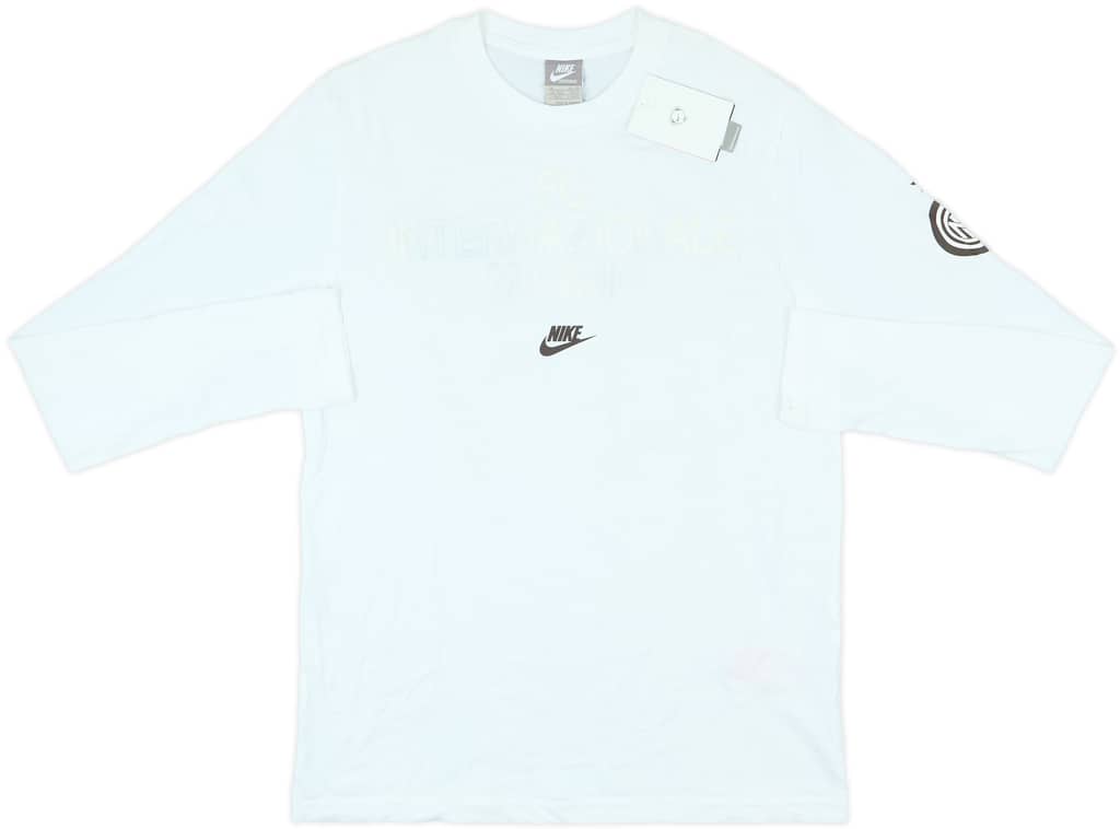 2009-10 Inter Milan Nike Cotton L/S Tee (M)