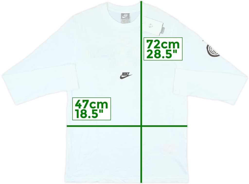 2009-10 Inter Milan Nike Cotton L/S Tee (M)