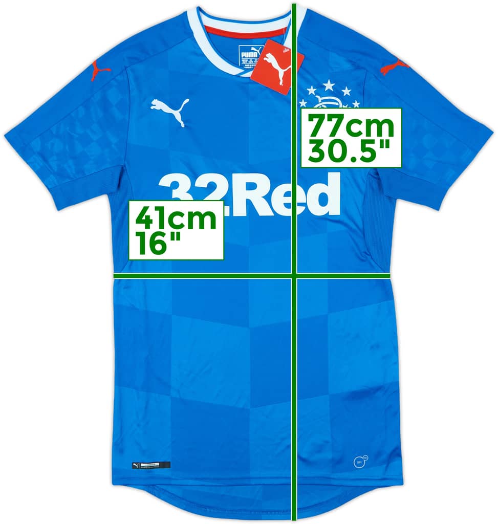 2016-18 Rangers Home Shirt (XS)