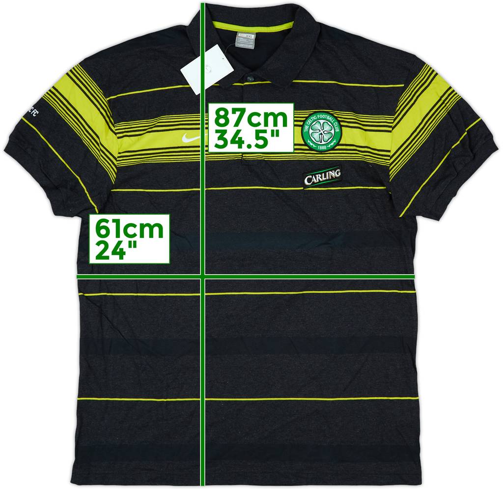 2009-10 Celtic Nike Polo Shirt (XXL)