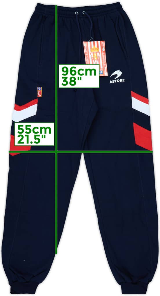 1997-98 Sporting Gijon Astore Track Pants/Bottoms (XL)