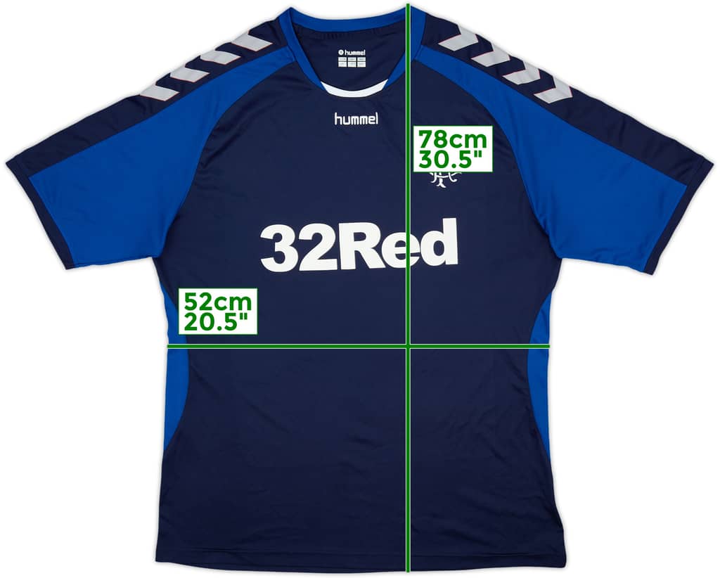 2018-19 Rangers Hummel Training Shirt - 9/10 - (XXL)