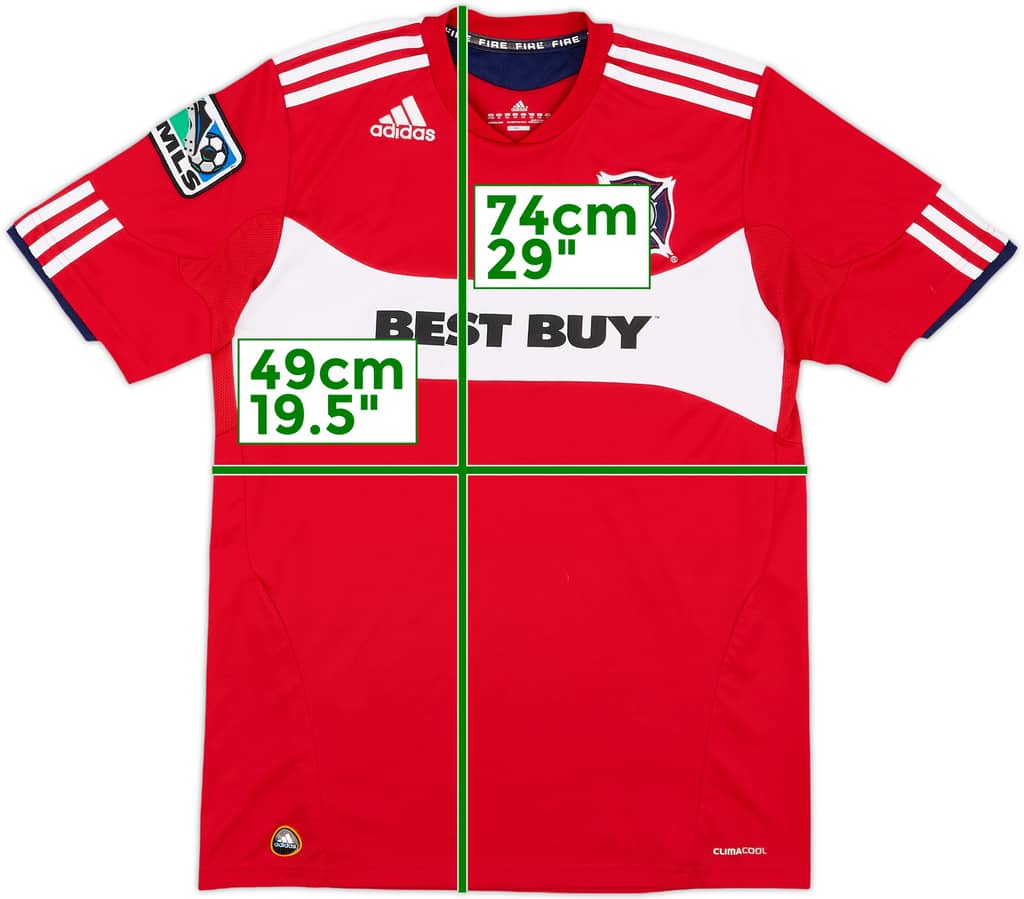 2010 Chicago Fire Home Shirt - 9/10 - (XL.Boys)