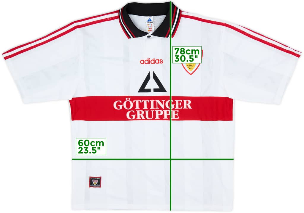 1997-98 Stuttgart Home Shirt - 9/10 - (XL)