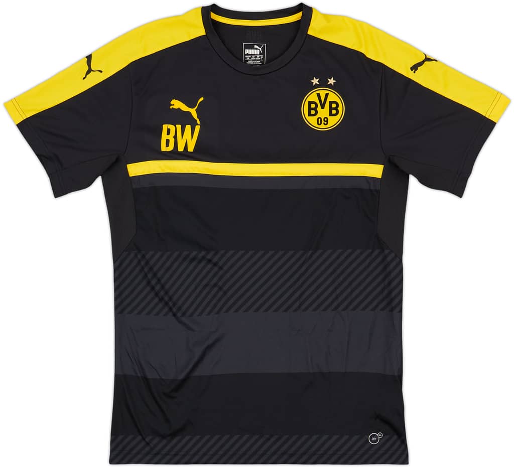 2016-17 Borussia Dortmund Staff Issue Training Shirt 'BW' - 9/10 - (L)