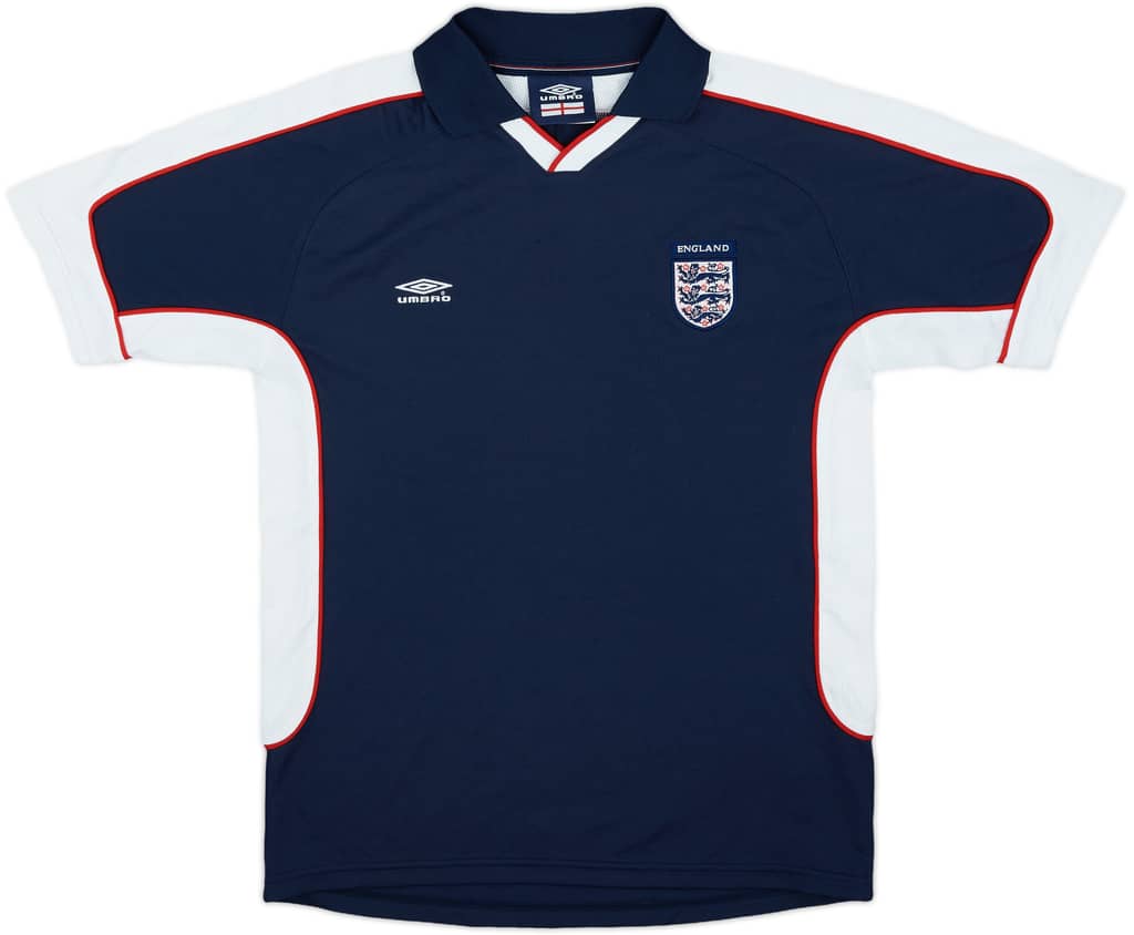 2002-03 England Umbro Polo Shirt - 9/10 - (S)