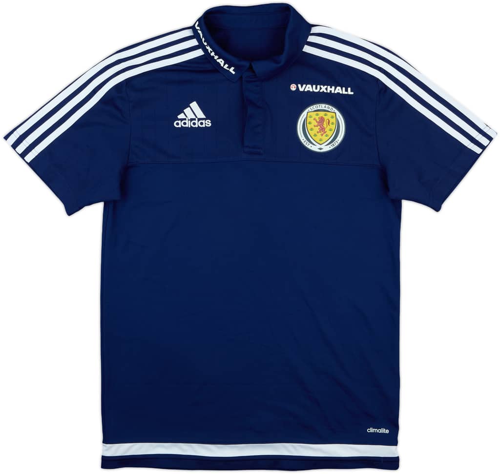 2015-16 Scotland adidas Polo Shirt - 8/10 - (S)