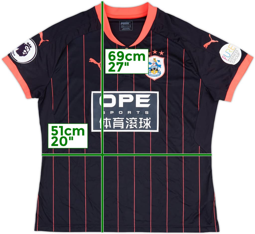 2017-18 Huddersfield Away Shirt - 9/10 - (Women's XL)