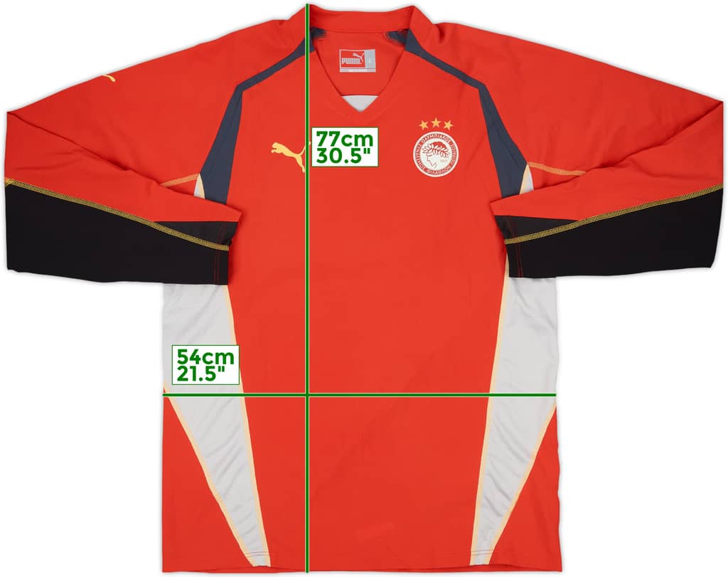 2006-07 Olympiakos GK Shirt - 8/10 - (L)