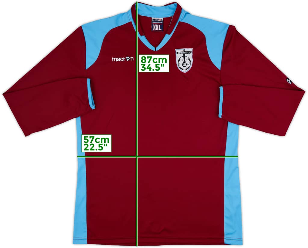 2006-07 Gateshead Away L/S Shirt - 7/10 - (XXL)