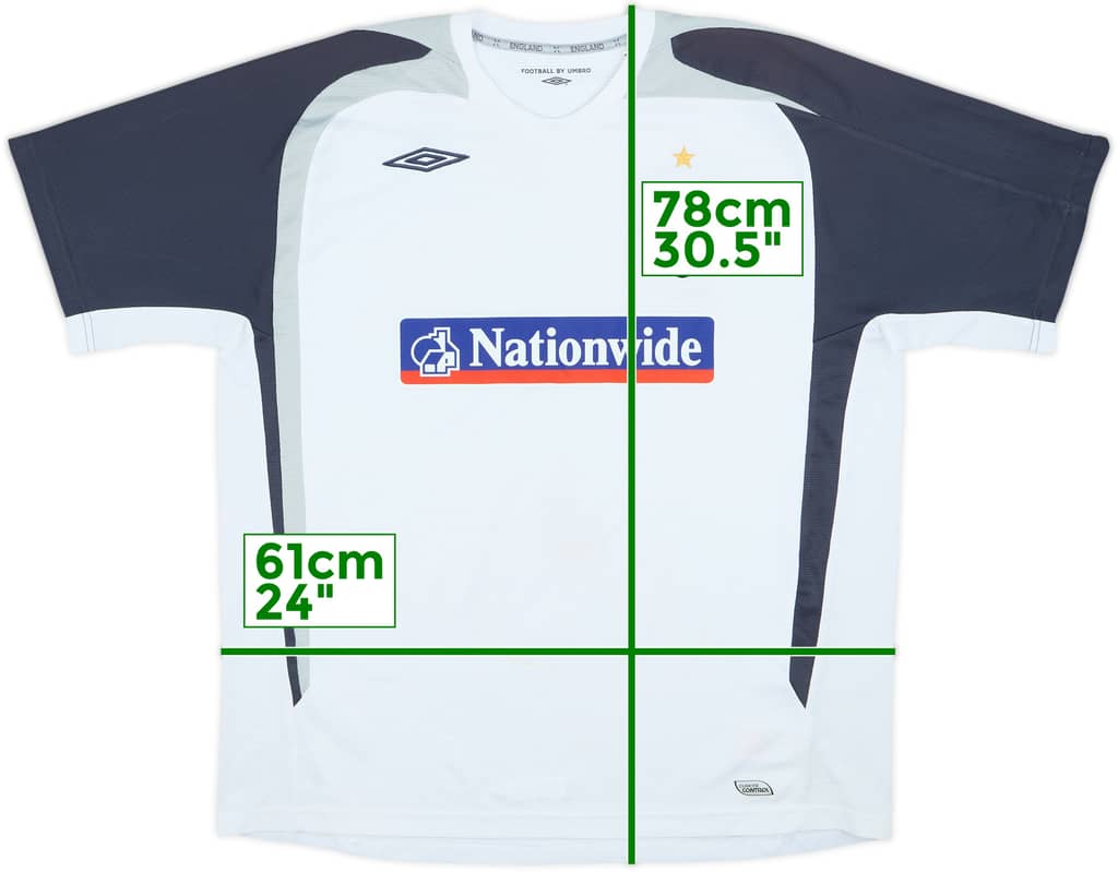 2005-06 England Umbro Training Shirt - 8/10 - (XL)