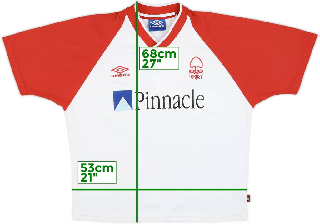 1998-99 Nottingham Forest Umbro Training Shirt - 8/10 - (S)