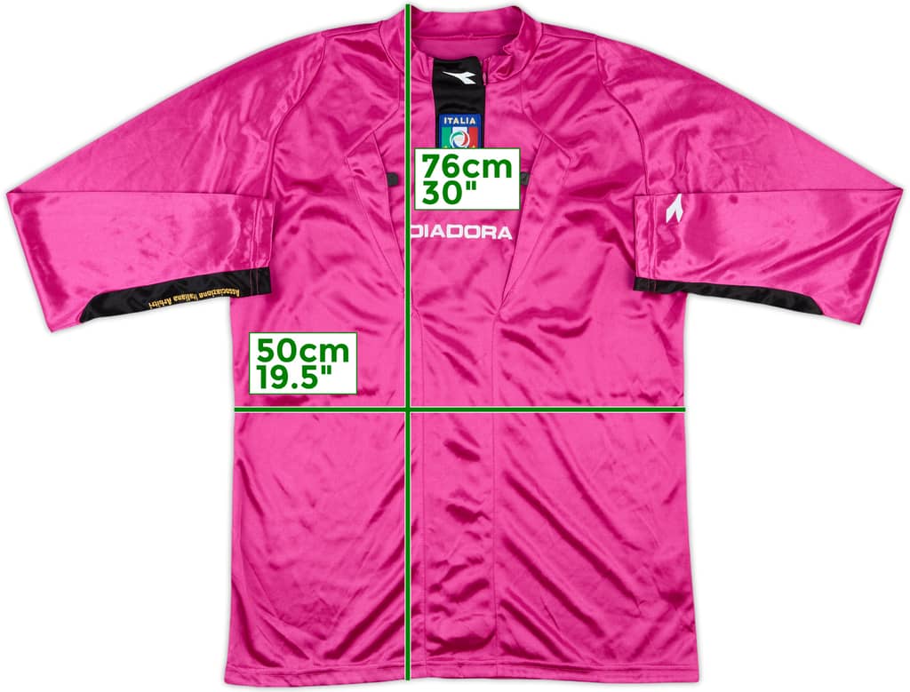 2000s Italy Diadora Referee L/S Shirt - 9/10 - (M)
