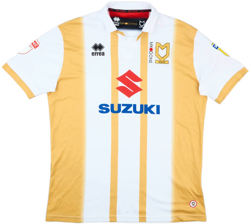 2018-19 MK Dons Home Shirt - 10/10 - (XL)