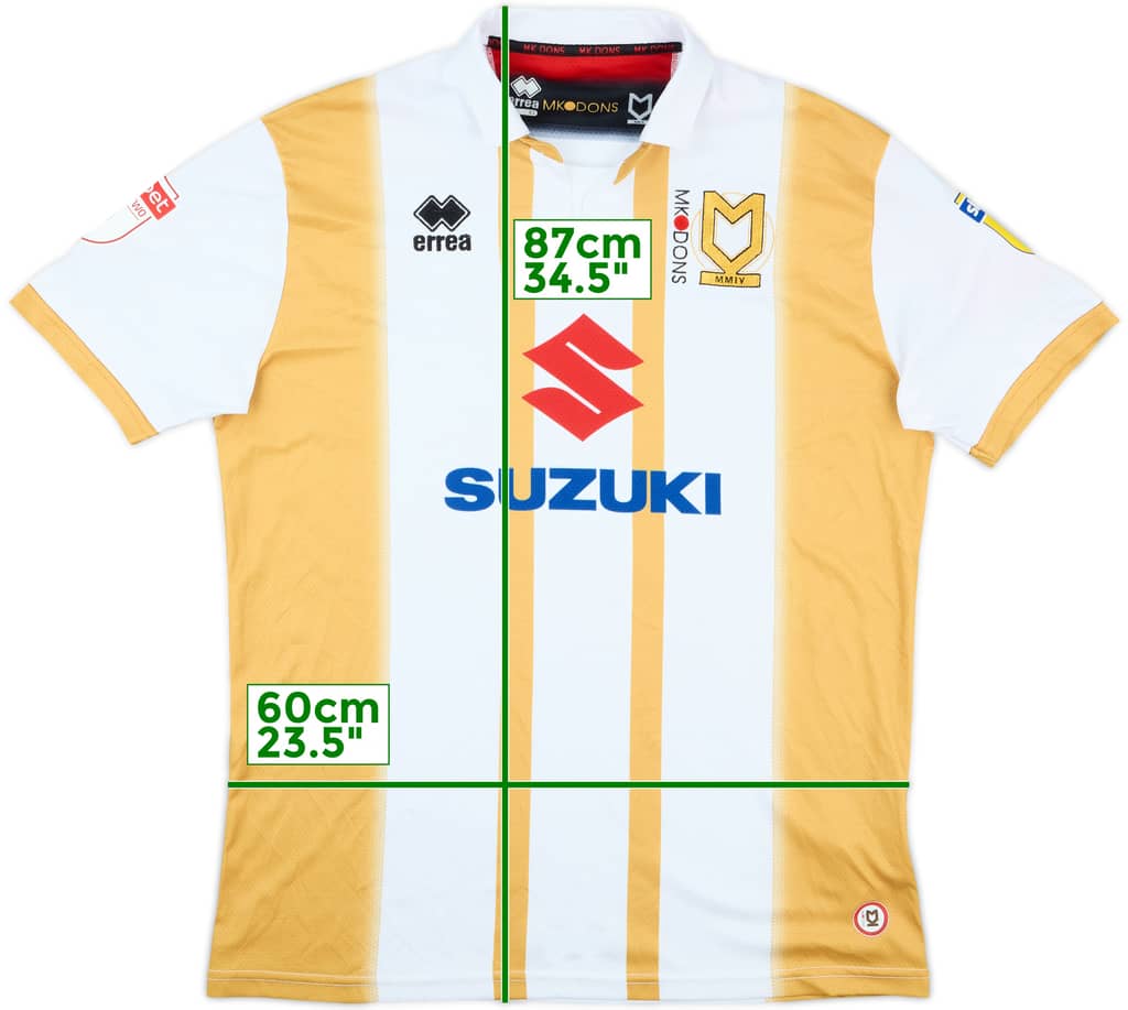 2018-19 MK Dons Home Shirt - 10/10 - (XL)