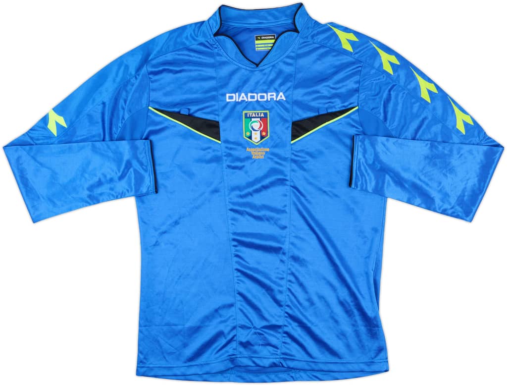 2000s Italy Diadora Referee L/S Shirt - 7/10 - (S)