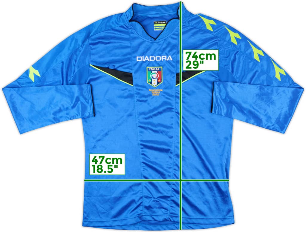 2000s Italy Diadora Referee L/S Shirt - 7/10 - (S)