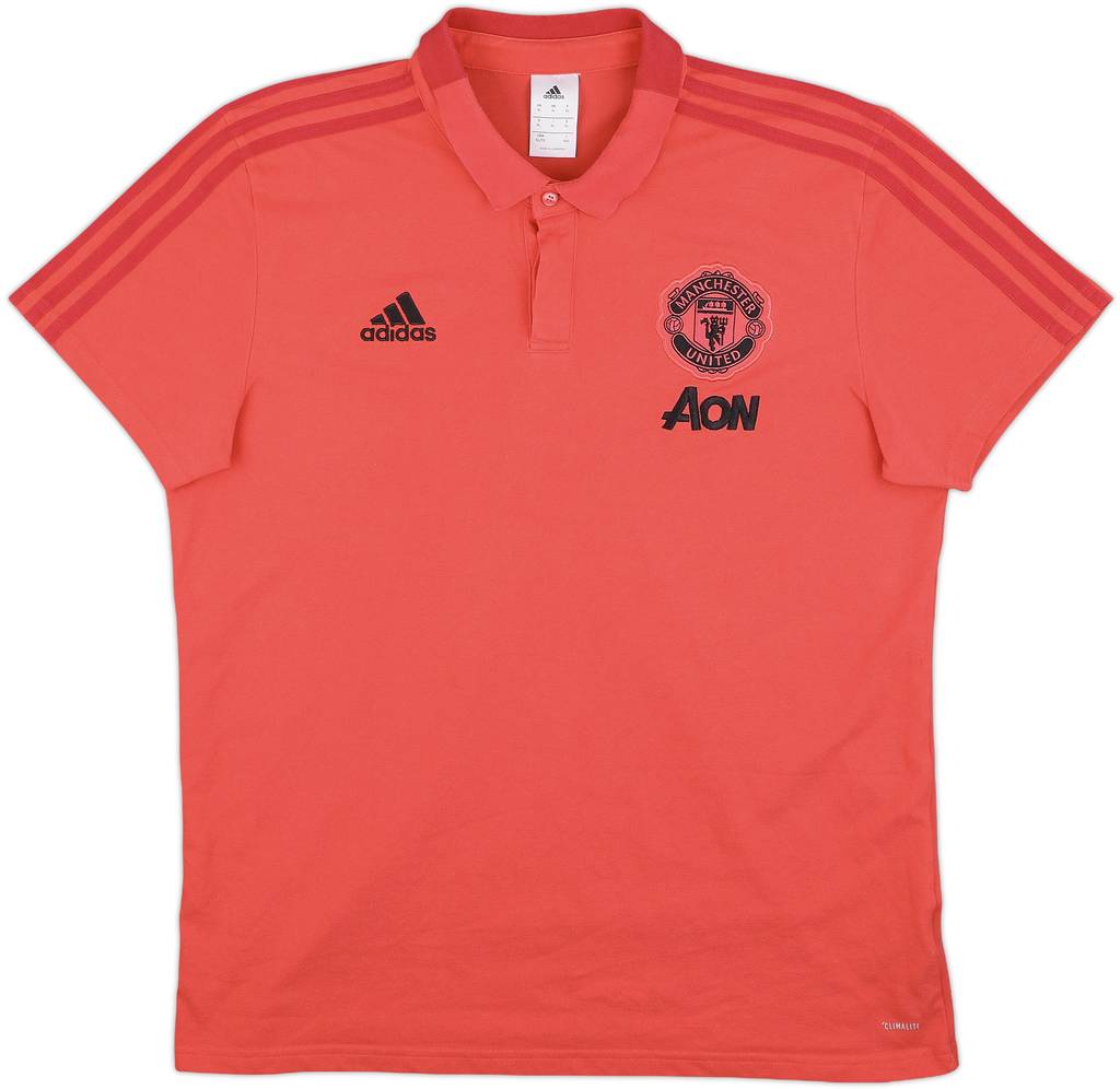 2018-19 Manchester United adidas Polo Shirt - 7/10 - (XL)