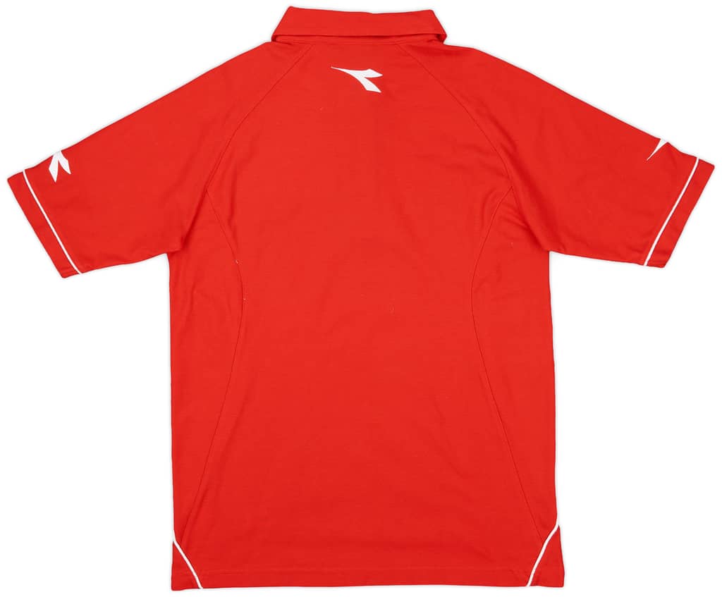 2008-09 FC Twente Diadora 1/4 Zip Polo Shirt - 9/10 - (S)
