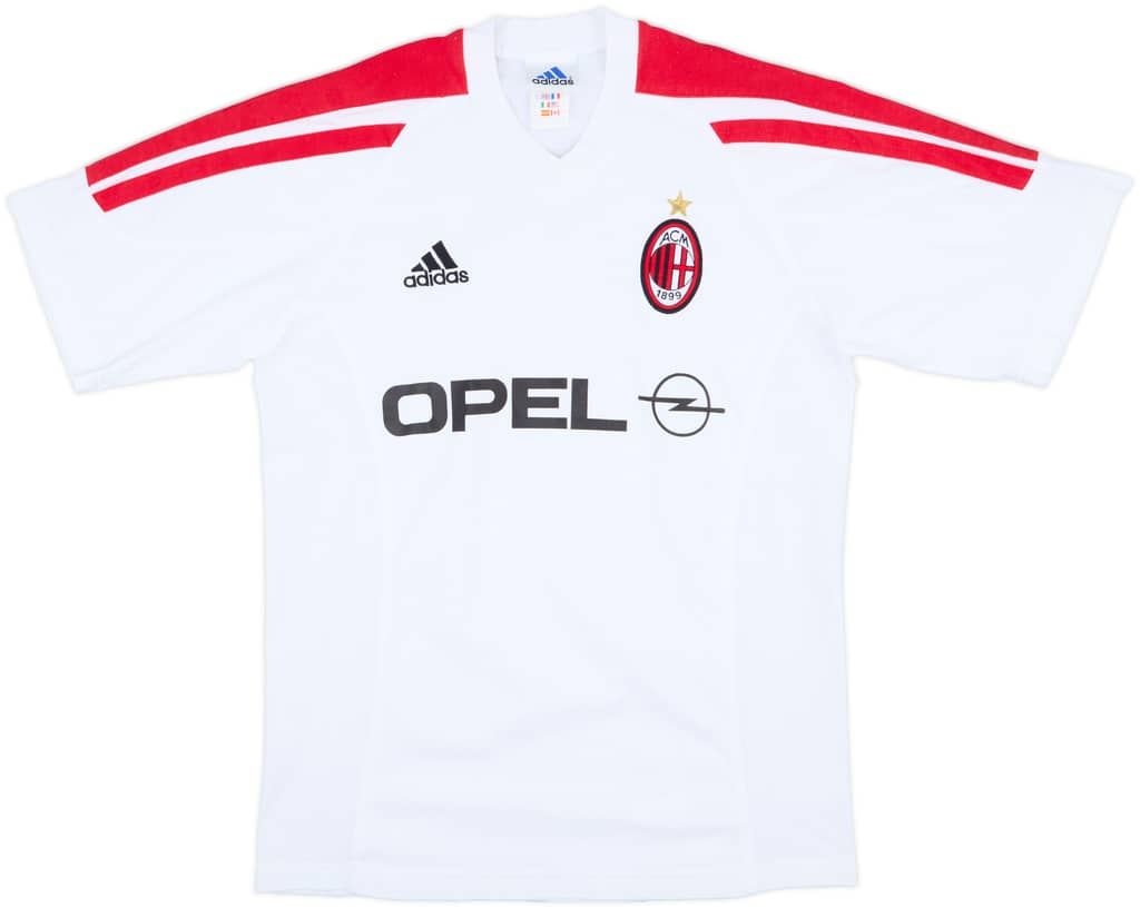 2000-02 AC Milan adidas Training Shirt - 9/10 - (M)