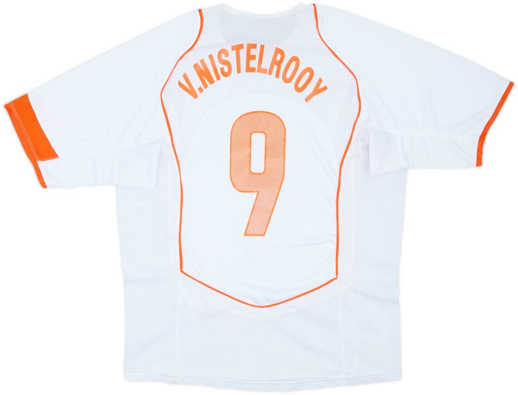 2004-06 Netherlands Away Shirt V.Nistelrooy #9 - 6/10 - (M)